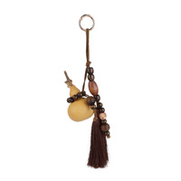 Pendentif de sac en calebasse naturelle fait main pour l'énergie Qi, Nouvelle décoration suspendue en calebasse, Décoration de voiture, Vente en gros