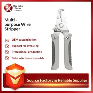 Key plate multi-function electrician stripping pliers special <b>tool</b> cutting cable industrial grade stainless steel stripping - Product Image 1