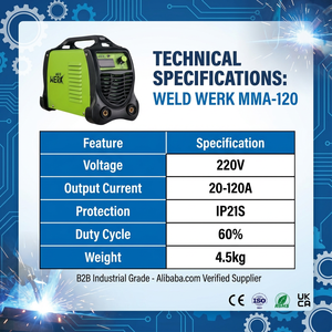 Saldatrice Inverter Portatile per Saldatura ad Arco, Macchina per Saldatura a Risparmio Energetico, Produttore di Saldatrici Manuali ad Arco per Metalli - Product Image 2
