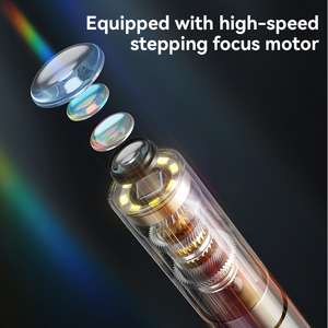 Boroscopio articulado S10 bidireccional, luz de 5 pulgadas, endoscopio IPS, cámara de inspección, cabezal de articulación, alcance de fibra óptica mecánica - Product Image 5