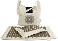 Mylon-Tapis d'acupuncture en lin naturel biologique, nouveau tapis d'acupuncture Shakti, tapis d'accupression et oreiller