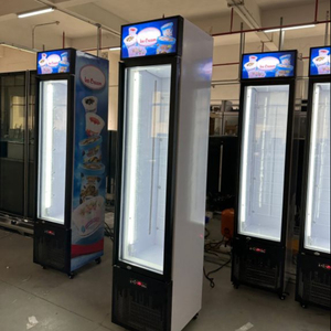 Congelador Comercial con Puerta de Vidrio, Refrigerador Exhibidor, Congelador Vertical Delgado RB-380H, Refrigeradores Exhibidores RB- - Product Image 1