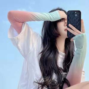 Mangas Protectoras Largas Unisex para Brazos, Calentadores de Brazos Deportivos, Protección Solar UV, Cubre Manos de Poliéster, Soporte para Correr, Pesca, Ciclismo, Esquí - Product Image 2