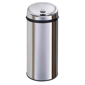 Best Quality 40-Liter Smart <b>Automatic</b> Stainless Steel Sensor Trash Can Garbage Dustbin Waste <b>Bin</b> with Lid for Kitchen or Office - Product Image 1
