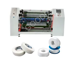 High speed PE foam medical tape jumbo roll cutting machine for silk tape