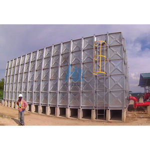 Réservoir d'eau modulaire rectangulaire en acier galvanisé à chaud de 500,000 <span class=keywords><strong>litres</strong></span> Serbatoio Acqua Potabile 30 Litri - Product Image 4