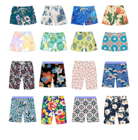 Short de bain pour homme avec ceinture élastique 100% polyester - Anti-UV, séchage rapide, respectueux de l'environnement - Service OEM - Design uni/imprimé - 1 pièce
