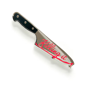 Couteau du <span class=keywords><strong>crime</strong></span> plaqué argent épingles en émail doux Promotions Marketing cadeaux d'affaires cadeaux souvenirs insigne en alliage de Zinc épinglettes - Product Image 1