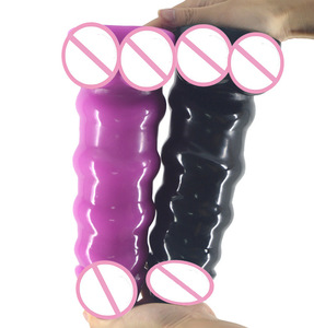 Vente en gros de gode anal énorme de 9 pouces, épais, masturbateur, mais rigide, gode réaliste en PVC, jouet sexuel géant pour femmes et couples - Product Image 3