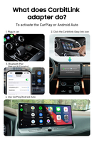 Adaptateur sans fil Carbitlink pour CarPlay, Carbitlink Geely GX3 Pro, connexion facile, dongle Smartlink Box GX3Pro 2027 Carbitlink