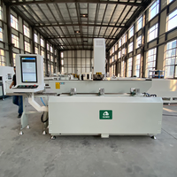 Machine de perçage et de fraisage CNC OUWO 1800 mm avec table rotative pour la ligne de traitement de perçage profond des profilés en aluminium