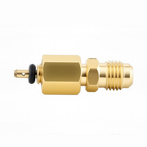 Valve de réfrigérant CT-341 en laiton, format impérial 14, outil de réparation de climatiseur portable avec ouvre-bouteille - Product Image 2