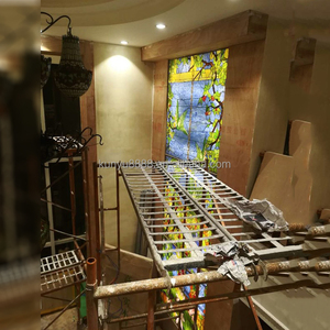 Vitrail Tiffany personnalisé de style européen en verre massif pour église, grande taille, double taille - Product Image 3