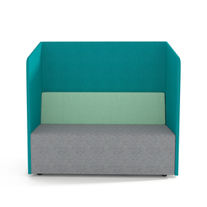 Silla de Oficina Acústica de Diseño Original, Asiento Individual con Respaldo Alto, Diseño Moderno, Privacidad y Aislamiento Acústico, Modelo F742-A1S HB Off - Product Image 3