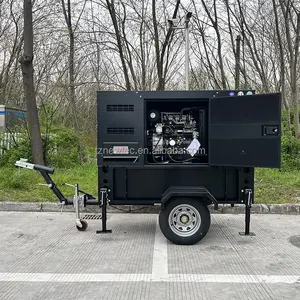 Landgebruik Krachtcentrale Met Cummins Perkins Motor 20kw 30kw 40kw 50kw Elektrische Generator 50kva Diesel Generator