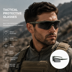 Lunettes de tir tactiques RTS, protection balistique PC, verres verts UV400, pour adultes - Product Image 2