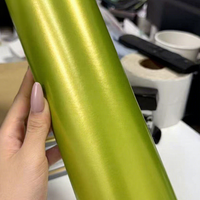 Rouleau de film PVC imperméable Sodagreen, finition satinée mate métallique, autocollants décoratifs pour voiture et moto, accessoires de changement de couleur de carrosserie