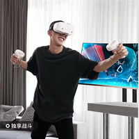 Nouvelle console de jeu VR tout-en-un interactive en réalité virtuelle 3D AR avec contrôleur de préhension, casque de réalité virtuelle, lunettes VR AI09