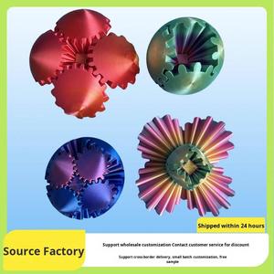 Cubo Antiestrés de Plástico Impreso en 3D, Versión de Exportación, Figura de Flor, Modelo Creativo, Venta Caliente Transfronteriza - Product Image 2