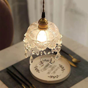 <span class=keywords><strong>Lustre</strong></span> <span class=keywords><strong>à</strong></span> <span class=keywords><strong>pampilles</strong></span> en verre et cristal de cuivre, prix usine AMJ, lampes suspendues modernes de luxe pour hôtel, LED 110-220V, garantie 3 ans - Product Image 1