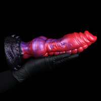 Dildo Géant à Nœuds, Pénis Réaliste Épais en Silicone Souple, Jouet Anal pour Hommes et Femmes, Stimulation Vaginale et Anale pour Adultes