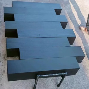 Modern <b>Solid</b> Oak <b>Wood</b> Strip Coffee Table with Metal Frame Customized Color Quiet Living Room Hall Black Household Furniture - Product Image 4