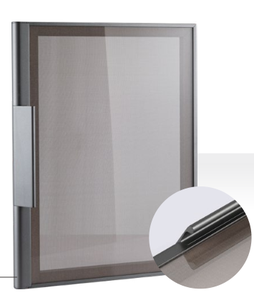 XUNKAI Profilo in Alluminio Estruso <span class=keywords><strong>per</strong></span> Cornice Porta a Incasso con Raggio di 27mm, Personalizzabile OEM - Product Image 1