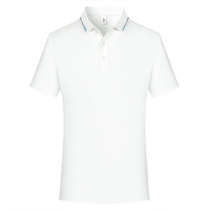 Camiseta Polo de Poliéster de Color Sólido para Hombre, Manga Corta, Ropa de Trabajo, Uso Diario GJ22-K1 - Product Image 2