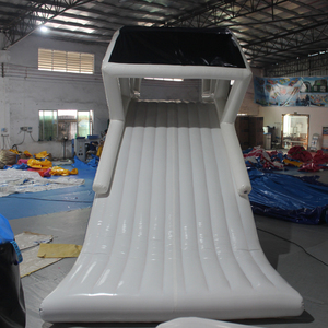 Tobogán acuático inflable flotante, equipo de Parque Acuático de muelles azules, PVC, comercial, personalizado, para exteriores - Product Image 2