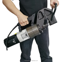 Machine de poinçonnage de trous métalliques semi-automatique Portable, perforateur de trous d'oeillets électrique hydraulique brossé