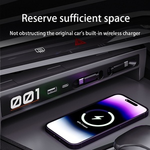 2021-2025 Car Modification Upgrade Car <b>Charger</b> Wired Fast Charging Docking Station Suitable for ZEEKR 001 - Product Image 5
