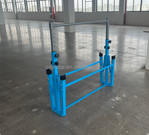 Barre de gymnastique pour enfants de 3 à 12 ans, 9 niveaux de hauteur réglables, capacité de charge jusqu'à 135 kg, longueur environ 150 cm - Product Image 4