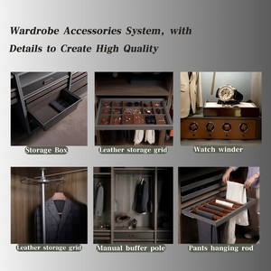 Armario con Bisagras Ahorrador de Espacio con Espejo Arqueado Integrado, Muebles Minimalistas para Dormitorio - Product Image 4