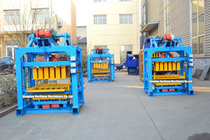 Bê tông xi măng rỗng gạch máy làm rắn lát gạch làm máy Móc giá QT4-40 văn phòng phẩm hướng dẫn sử dụng khối máy - Product Image 2
