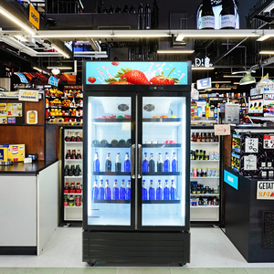 Commercial Three-Door Vertical <b>Refrigerator</b> Display Cabinet Portable Convenience Store Equipment <b>Freezer</b> - Product Image 1