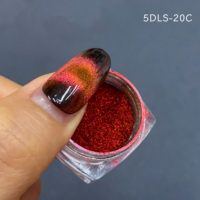 Poudre magnétique caméléon Shengzhu rouge brun 5DLS20B