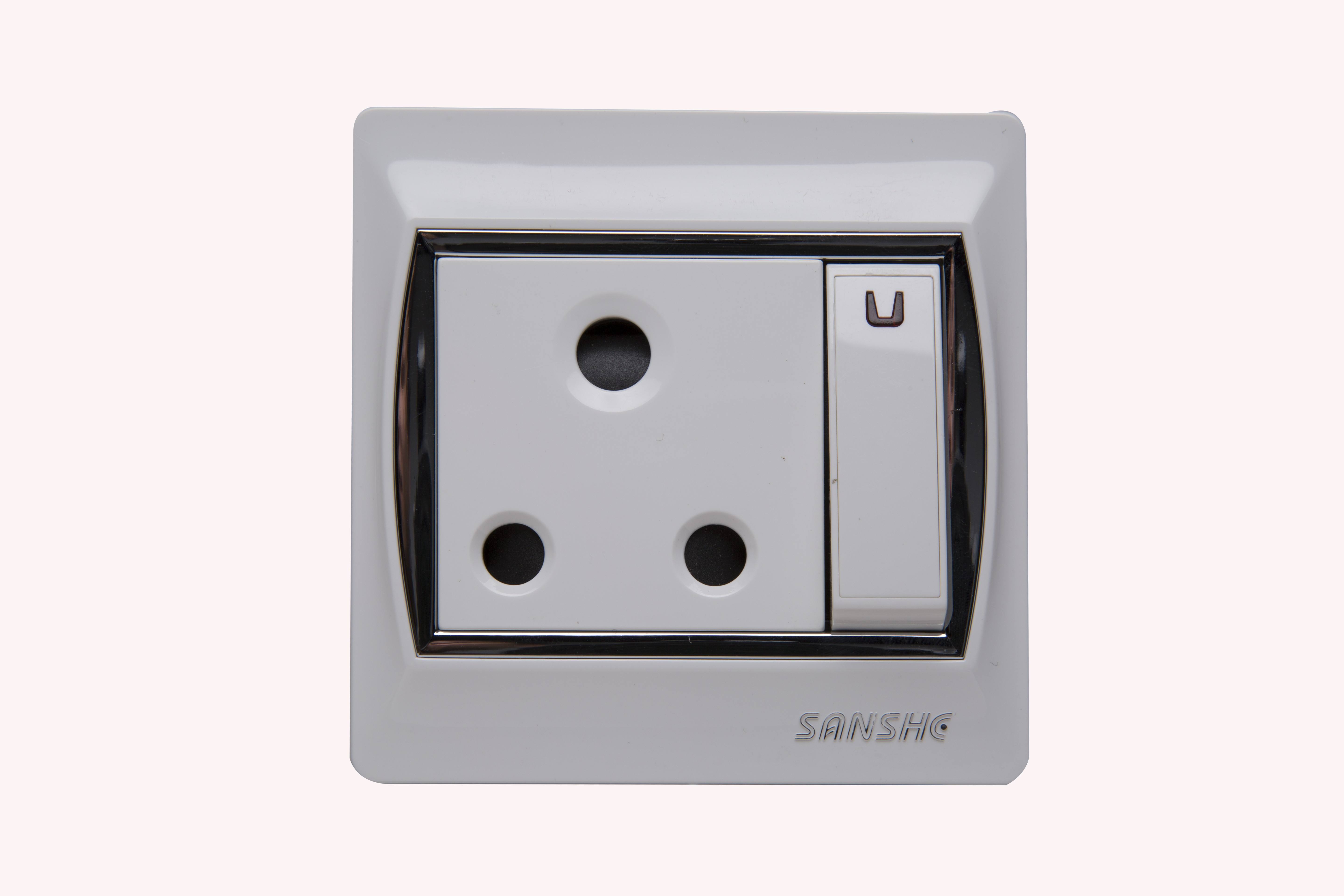 Wholesale Factory Hot Selling Customization 16A Dual Buttons Switch Wall Outlet Electrical Switch Function Part