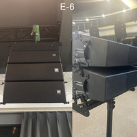 PA E-6 Mini/8/10 inci profesional Line Array Audio sistem Crossover proses untuk pertemuan konferensi pernikahan speaker Hall