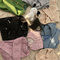 Jaket Tweed Bekas Dalam Bentuk Bale, Mantel Tweed Bekas Pakaian Wanita Luar Biasa Dalam Bentuk Bale