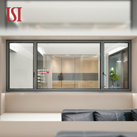 Fenêtres en verre au design moderne personnalisé de marque supérieure Fenêtre coulissante horizontale en aluminium à rupture thermique pour la maison