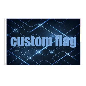 Фабричный производитель 3x5ft флаг пустой напечатанный логотип ткань насыщенный красочный дизайн наружной рекламы водонепроницаемый изготовленный на заказ Дешевый Флаг