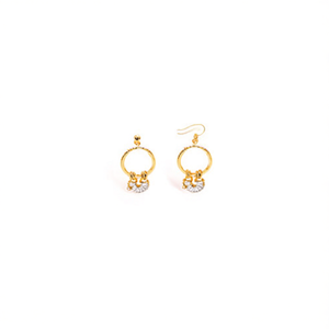 Pendientes de Aro de Acero Inoxidable 316L con Baño de Oro PVD, Joyería de Moda, Sostenibles y Resistentes - Product Image 2