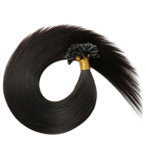 El cabello humano 100% de la mejor calidad podría ser permanente y teñir la cinta en U # 1B en cabello humano liso y sedoso para extensiones de cabello - Product Image 4
