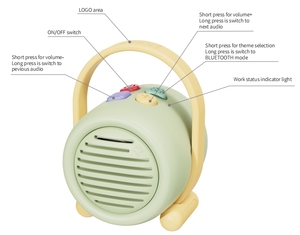 Kids Travel Audio Story Player Screen Free Design Toddler Entertainment Sound Toy - Product Image 2