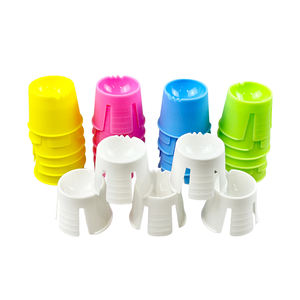 100 Pezzi/Scatola Coppette Monouso per Miscelazione Dentale Mini Ciotole in Plastica per Laboratorio Odontoiatrico Impronte in Gesso Cosmetica Tatuaggi - Product Image 3