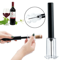 Ouvre-bouteille à pression d'air, tire-bouchon à pompe, tire-bouchon à aiguille, ouvre-vin rouge à pousser, outil de bar, accessoire de vin, cadeau