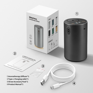 Portable <b>Home</b> USB Waterless Aromatherapy Diffuser Machine Battery Powered Electric Scent <b>Essential</b> Oil Car Diffuser Scent - Product Image 6