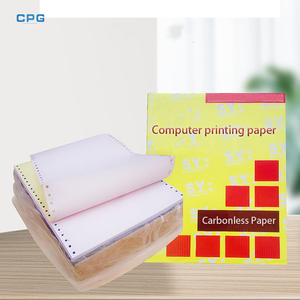 Factory Direct Pallet Jumbo Roll Carbonless <b>Paper</b> Sheets NCR <b>Paper</b> Bank Statement Roll for Business Form Stock Supply - Product Image 2