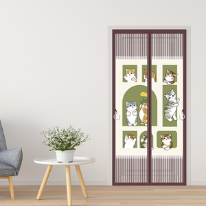 <span class=keywords><strong>Moustiquaire</strong></span> de porte en maille diamant magnétique moderne, durable, lavable, anti-moustiques - Product Image 1