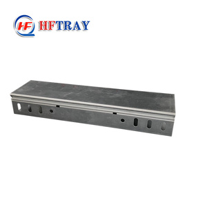 Bandeja para Cables de Acero al Carbono HFTRAY de 25 mm con Riel Lateral Sólido Pre-Galvanizado para Instalación de Cables - Product Image 1